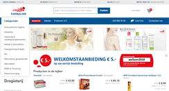 Desktop Screenshot of farmaline.nl