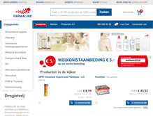 Tablet Screenshot of farmaline.nl